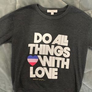 Spiritual Gangster sweatshirt.  Dark grey, size small